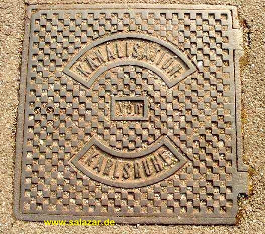 Schachtdeckel Karlsruhe